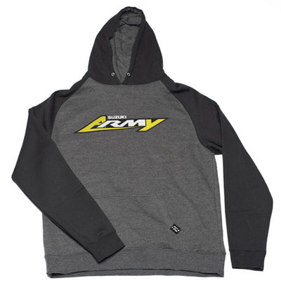 Factory Effex Suzuki Army Youth Pullover Sweatshirt Charcoal Black (L)#mpn_22-88434