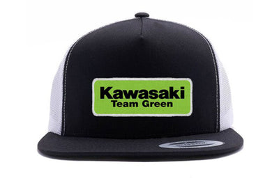 Factory Effex Kaw Team Green Snapback Hat Black/White Mesh Os#mpn_22-86102