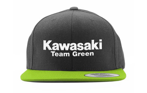 Factory Effex Kaw Team Grn 2 Snapback Hat Black/Green Mesh Os#mpn_22-86104