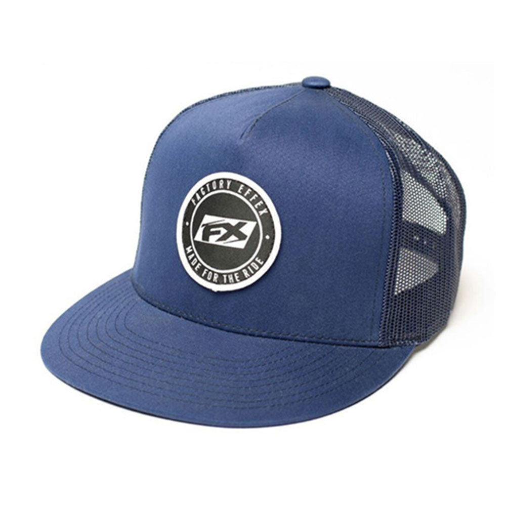 Factory Effex 22-86702 Snap-Back Trucker Hat - Blue #22-86702