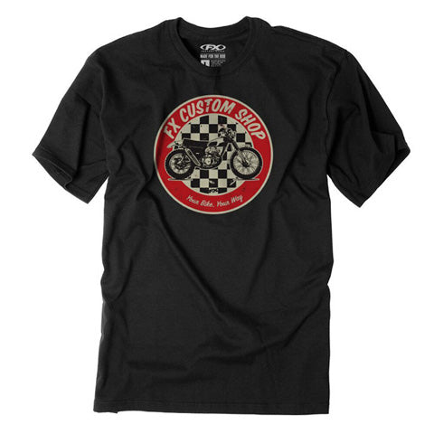 Factory Effex Road N Gravel New T-Shirt Black (XL)#mpn_22-87826