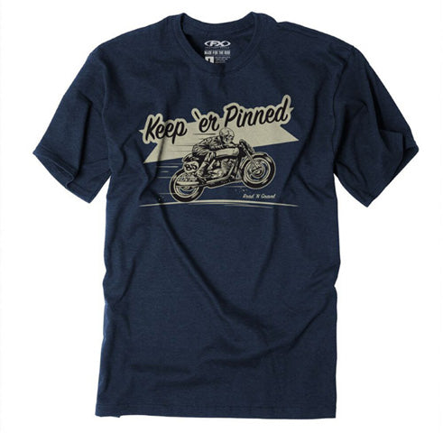 Factory Effex Rng Keep 'ER Pinned T-Shirt Heather Navy (M)#mpn_22-87832