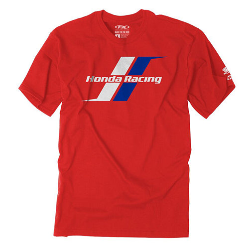 Factory Effex Honda Stripes T-Shirt Red (M)#mpn_22-87302