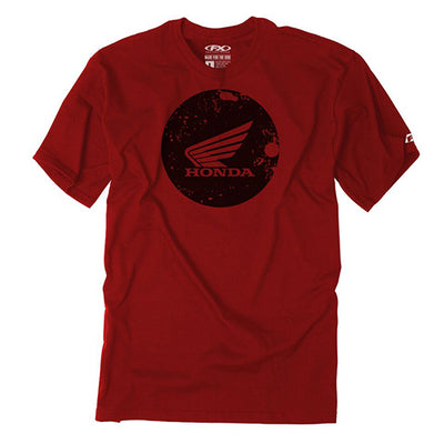 Factory Effex Honda Circle Men's T-Shirt Cardinal (L)#mpn_22-87334