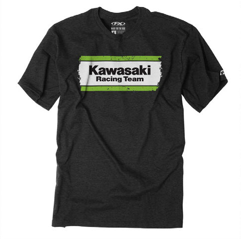 Factory Effex Kawasaki Legend T-Shirt Heather Charcoal (XL)#mpn_22-87126