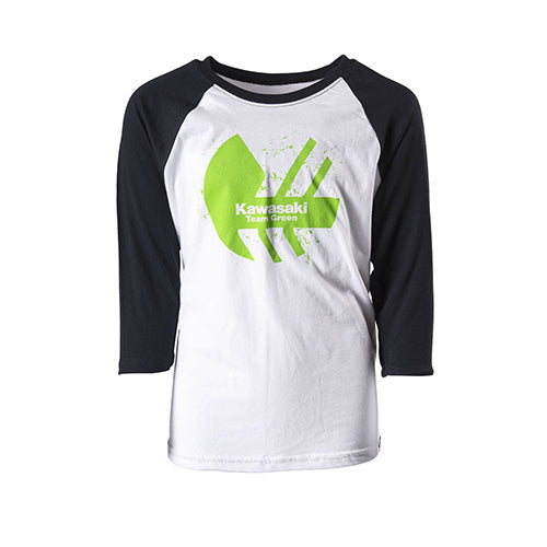 Factory Effex 22-83116 Youth Baseball Shirt - White/Black (XL) #22-83116