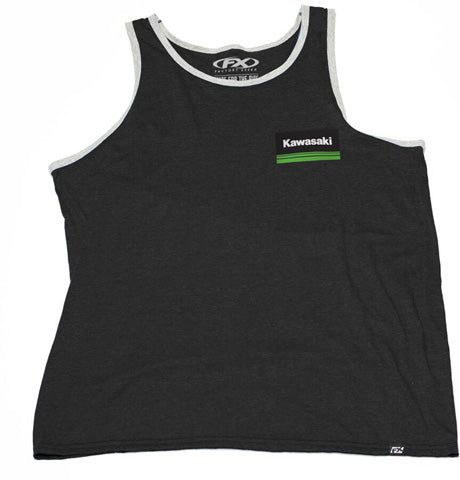 Factory Effex Kawasaki Lines Men's Tank Top Black (L)#mpn_22-87174