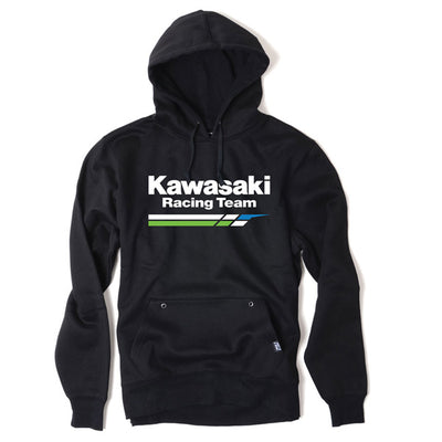 Factory Effex Kawasaki Racing Pullover Sweatshirt Black (XL)#mpn_18-88126