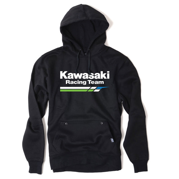 Factory Effex Kawasaki Racing Pullover Sweatshirt Black (L)#mpn_18-88124