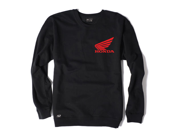 Factory Effex Honda Men's Crew Sweatshirt Black (XXL)#mpn_18-88318