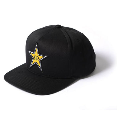 FACTORY EFFEX ROCKSTAR STAR SNAPBACK HAT / BLACK (ONE SIZE)#mpn_18-86602