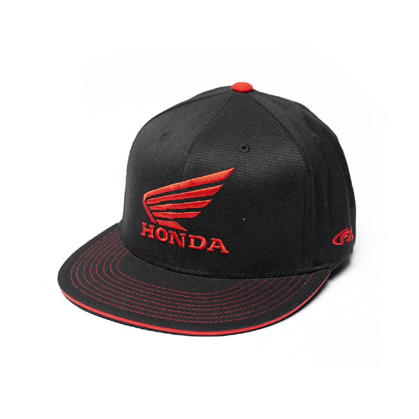 FACTORY EFFEX HONDA WING FLEX-STYLE HAT / BLACK (S/M)#17-88390