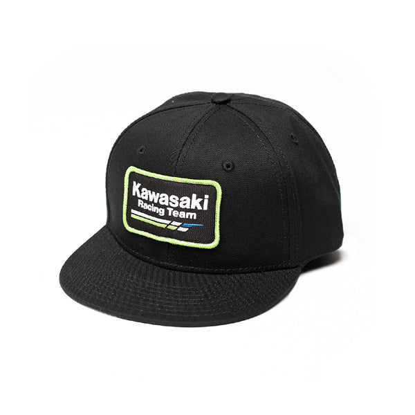 FX KAWASAKI RACING YOUTH SNAPBACK HAT / BLACK (ONE SIZE)#19-86112