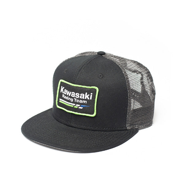 FX KAWASAKI RACING SNAPBACK HAT / GREY-BLACK (ONE SIZE)#18-86102