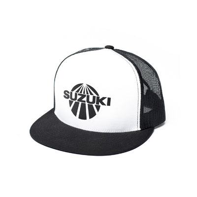 FX SUZUKI VINTAGE SNAPBACK HAT / WHITE-BLACK (ONE SIZE)#mpn_18-86402