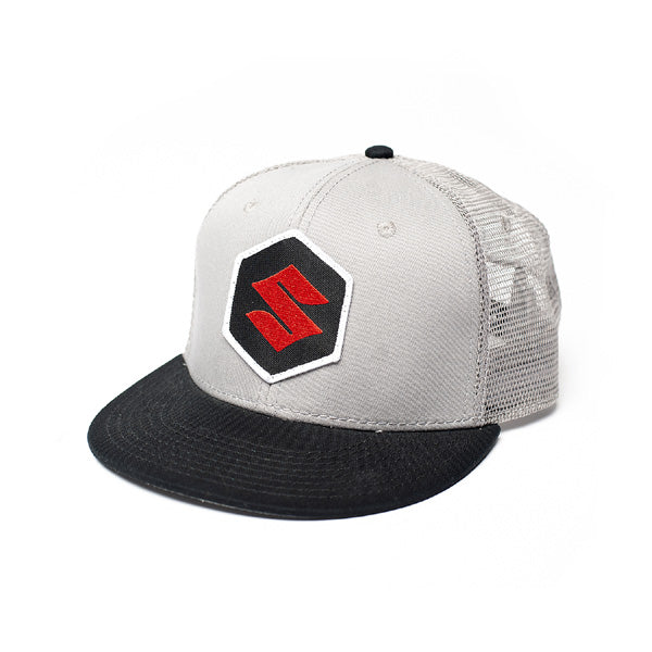 Factory Effex 18-86400 Snapback Hat - Grey/Black (One Size) #18-86400