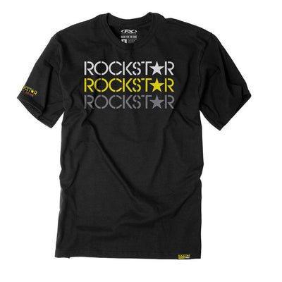 FACTORY EFFEX ROCKSTAR THREE-PEAT T- SHIRT / BLACK (XXL)#mpn_21-87608