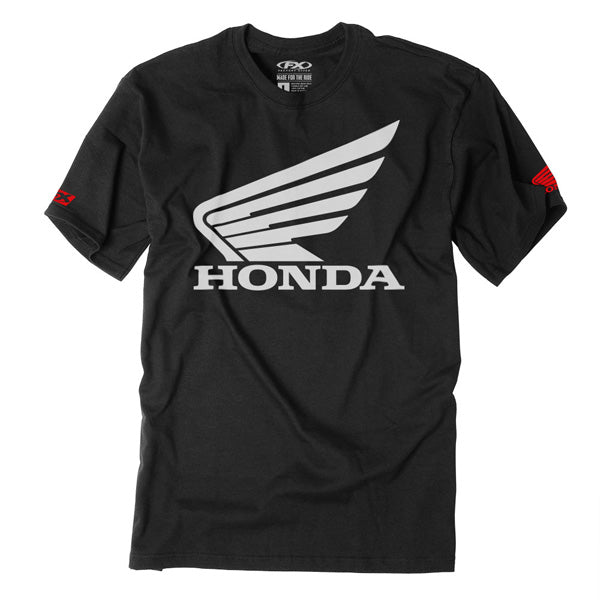 Factory Effex 15-88310 Men's Big Wing T-Shirt - Black (M) #15-88310