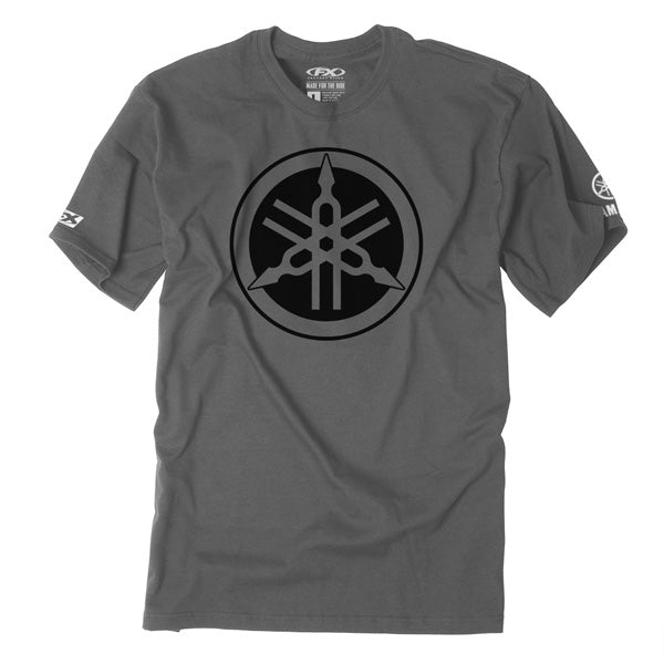 Factory Effex 16-88292 Men's Tuning Fork T- Shirt - Charcoal (L) #16-88292