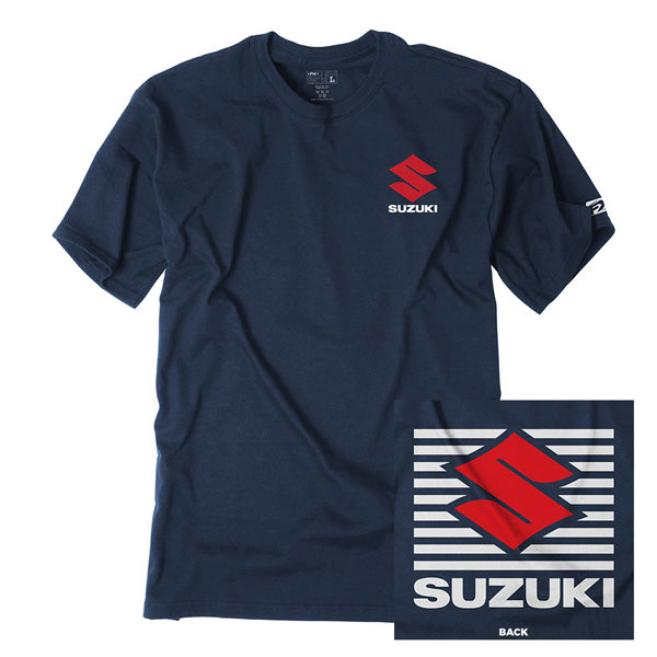 Factory Effex 20-87406 Men's Shutter T- Shirt - Navy (XL) #20-87406