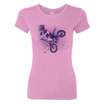 FACTORY EFFEX FX MOTO KIDS GIRLS YOUTH T-SHIRT / LT. PINK (M)#mpn_21-83712