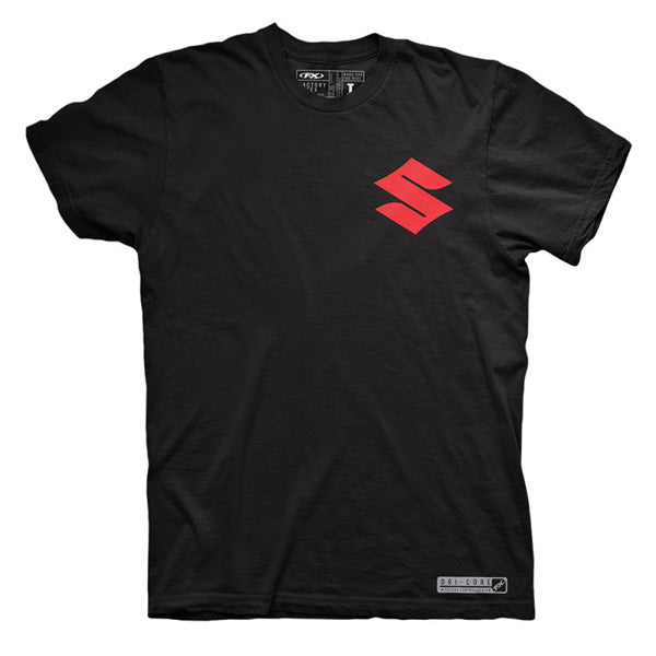 FACTORY EFFEX SUZUKI PERFORMANCE T-SHIRT / BLACK (L)#mpn_17-87404