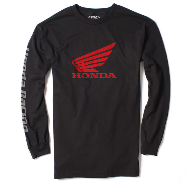 Factory Effex 17-87318 Men's Racing Long Sleeve Shirt - Black (XXL) #17-87318