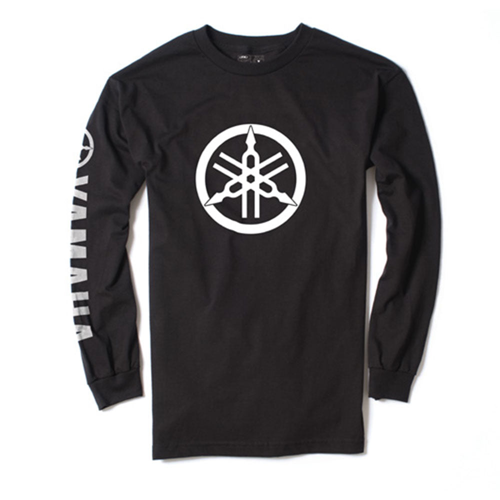 Factory Effex 17-87212 Men's Racing Long Sleeve T-Shirt - Black (M) #17-87212