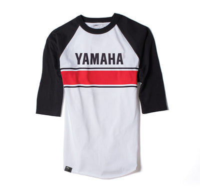 FX YAMAHA VINTAGE BASEBALL T-SHIRT / WHITE-BLACK (M)#mpn_17-87232