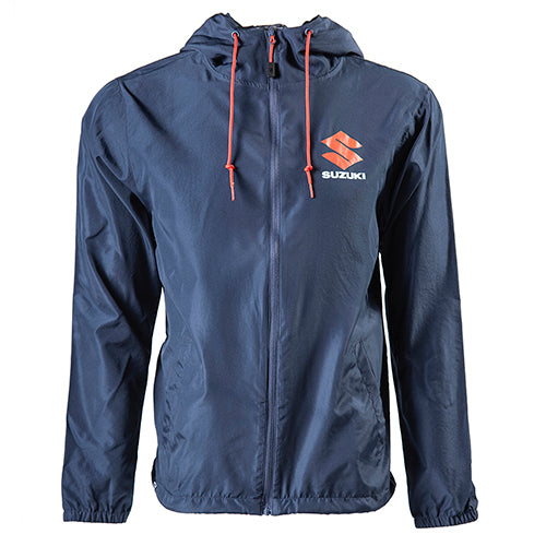 Factory Effex 23-85412 Men's Windbreaker Jacket - Navy Blue (M) #23-85412