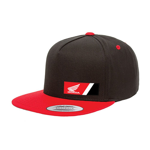 Factory Effex 23-86300 Snapback Hat - Black-Red (OS) #23-86300