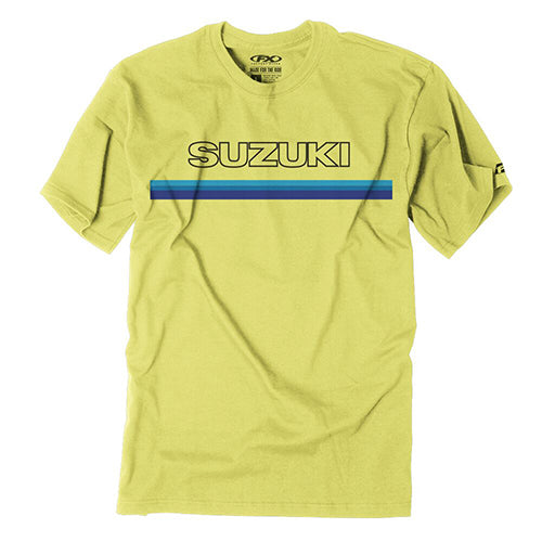 Factory Effex 23-87404 Men's's Throwback T- Shirt - Yellow Large #23-87404
