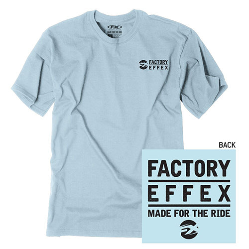 FACTORY EFFEX FX STAMPED T- SHIRT / ICE BLUE L#mpn_23-87714