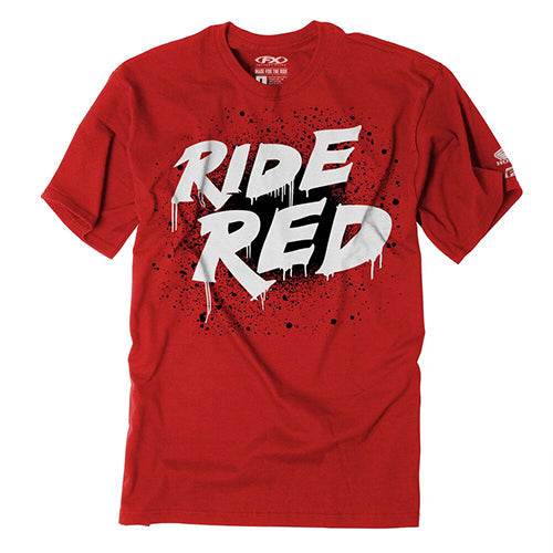 Factory Effex 23-83300 Youth Splatter T-Shirt - Red Small #23-83300