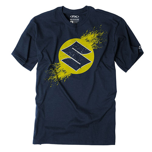 Factory Effex 23-83402 Youth Overspray T-Shirt - Navy Medium #23-83402