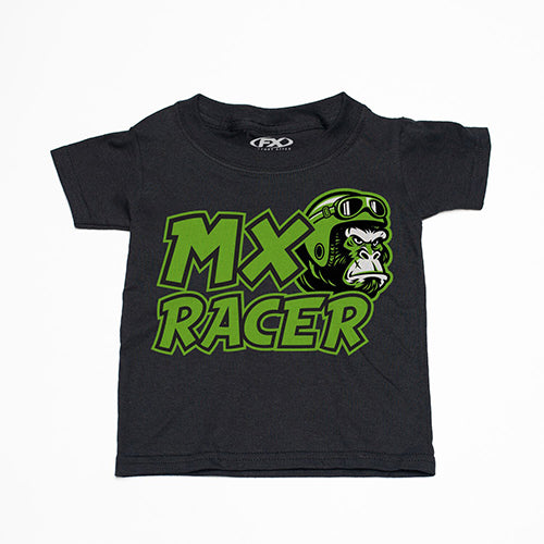 Factory Effex 23-83120 Toddler Mx Racer T-Shirt - Black (2T) #23-83120
