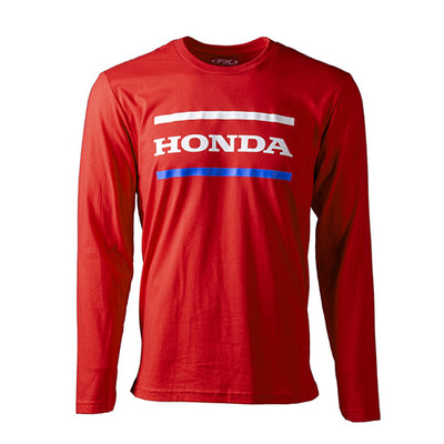 FACTORY EFFEX HONDA STRIPES LONG SLEEVE T-SHIRT / RED M#mpn_23-87312