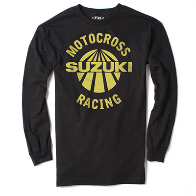 FACTORY EFFEX SUZUKI VET LONG SLEEVE T-SHIRT / BLACK M#mpn_23-87412