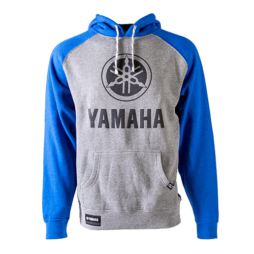 Factory Effex 24-88208 Men's Icon Pullover Hoodie - Gray/Royal (XX-Large) #24-88208
