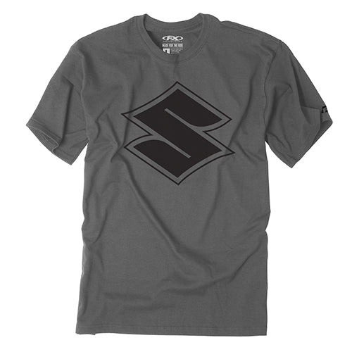 Factory Effex 24-87402 Men's Shadow T-Shirt - Charcoal Gray Medium #24-87402