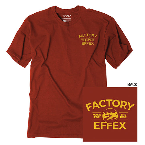 Factory Effex 24-87724 Men's Virtue T-Shirt Cardinal Large #24-87724
