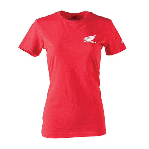 Factory Effex 24-87310 Women's Icon T-Shirt - Red Small #24-87310