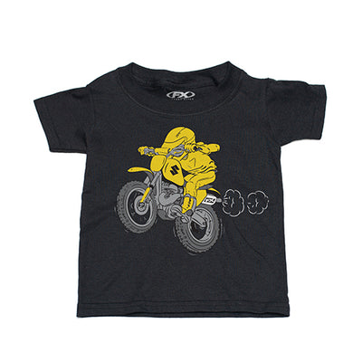 Factory Effex 24-83424 Toddler Moto T-Shirt - Black (4T) #24-83424