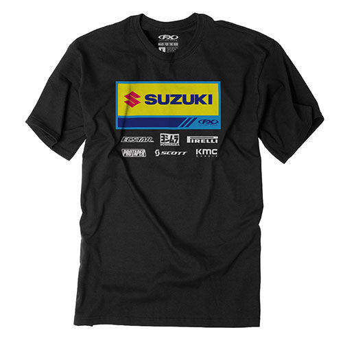 FACTORY EFFEX 2021 SUZUKI RACEWEAR T-SHIRT / BLACK XL#mpn_24-87426