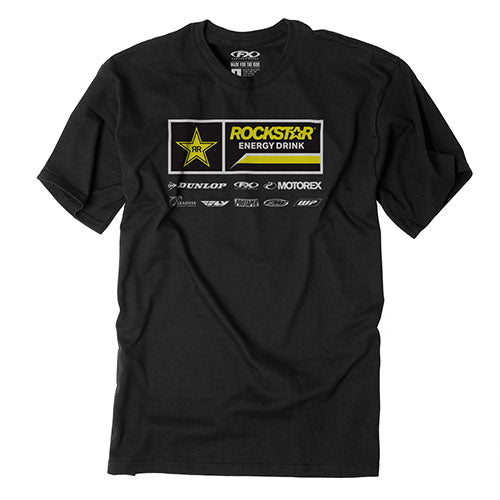 FACTORY EFFEX 2021 ROCKSTAR RACEWEAR T-SHIRT / BLACK XL#mpn_24-87626