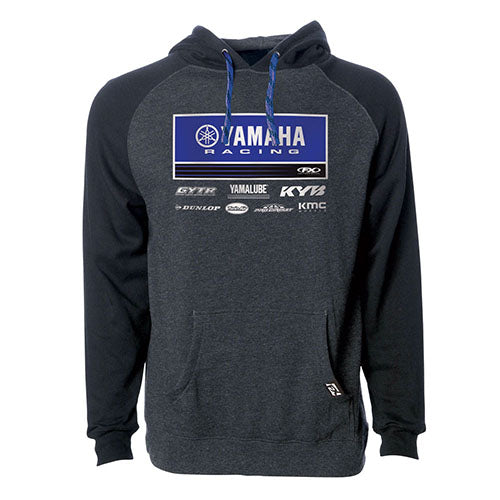 Factory Effex 24-88228 Racewear Pullover Sweatshirt - Charcoal-Black XX-Large #24-88228