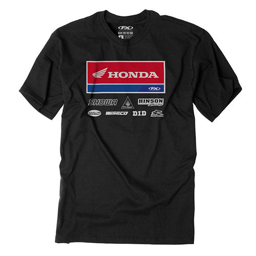 Factory Effex 24-87328 Racewear T-Shirt-Black-XXL #24-87328