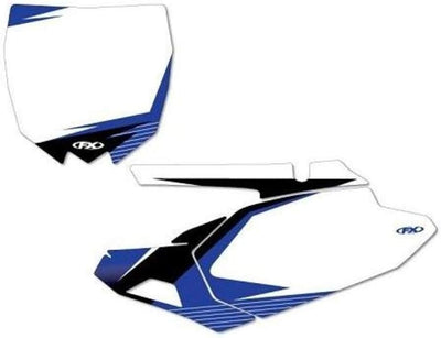 Factory Effex Pre-Cut Number Plate Graphic Background White#mpn_13-64230