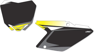 Factory Effex Pre-Cut Number Plate Graphic Background Black#mpn_12-64434