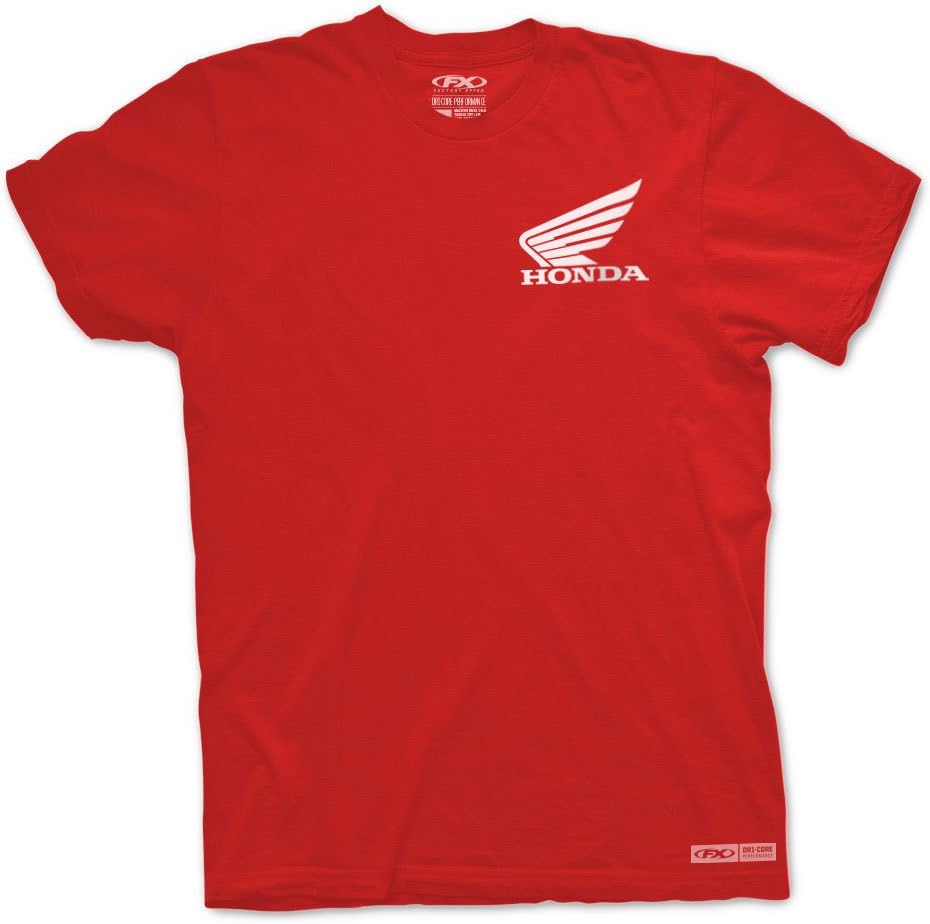 Factory Effex Unisex-Adult Honda Performance T-Shirt (Red, Medium) 1PK#mpn_21-87322